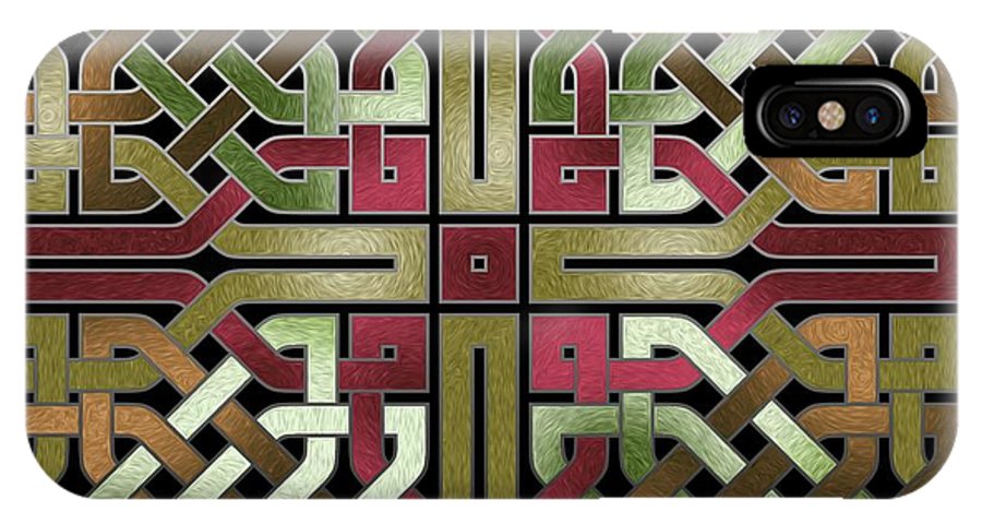 Earthtone Celtic Knot Square - Phone Case