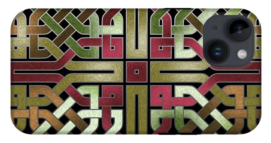 Earthtone Celtic Knot Square - Phone Case