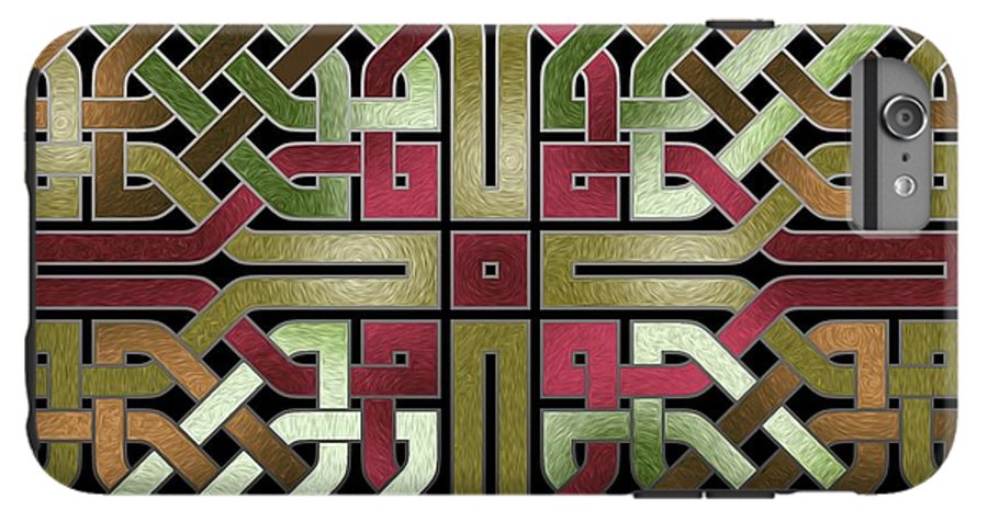 Earthtone Celtic Knot Square - Phone Case