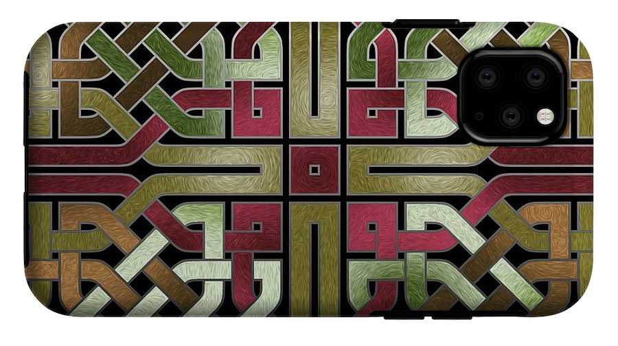 Earthtone Celtic Knot Square - Phone Case