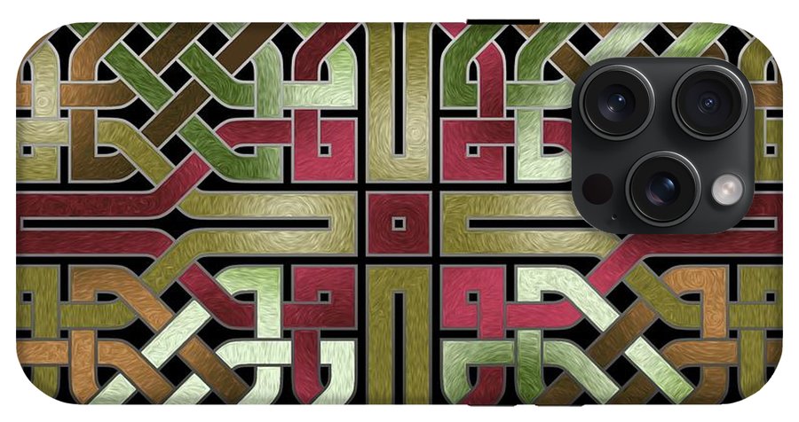 Earthtone Celtic Knot Square - Phone Case
