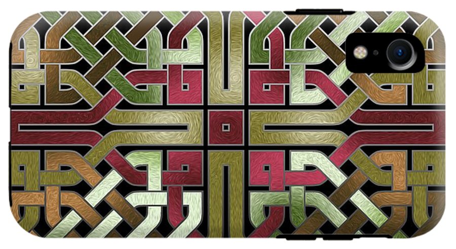 Earthtone Celtic Knot Square - Phone Case