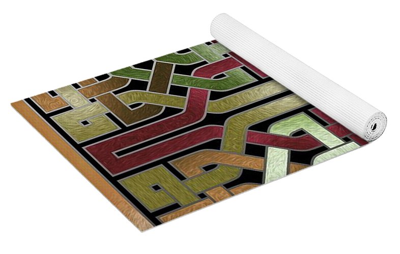 Earthtone Celtic Knot Square - Yoga Mat