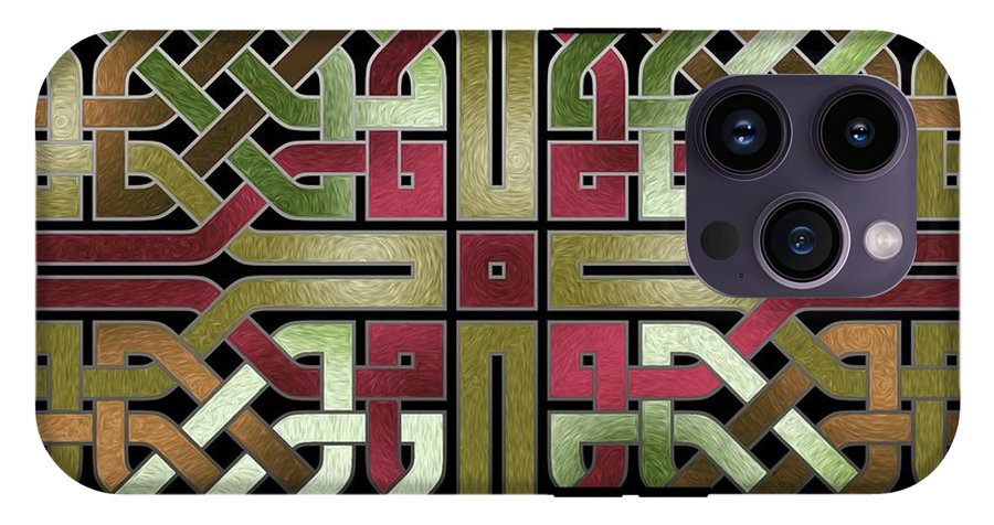 Earthtone Celtic Knot Square - Phone Case