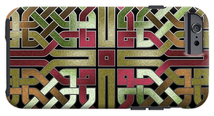 Earthtone Celtic Knot Square - Phone Case