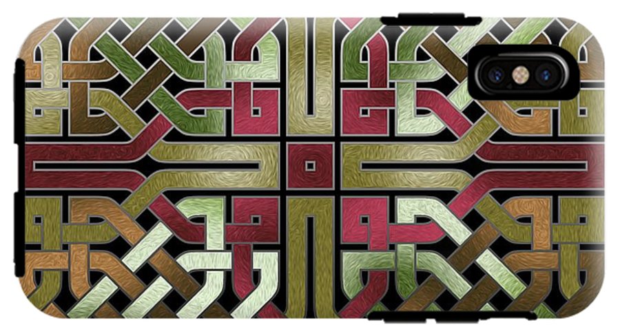 Earthtone Celtic Knot Square - Phone Case