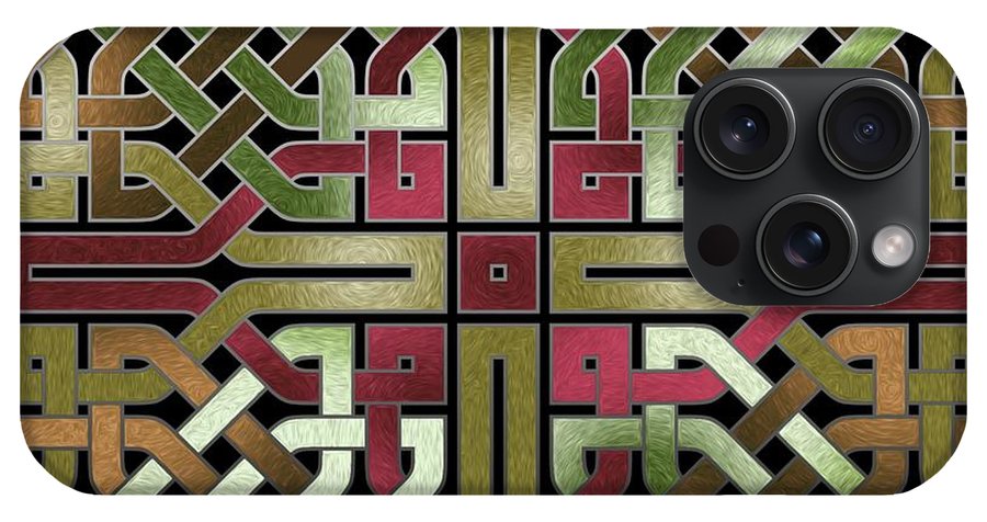 Earthtone Celtic Knot Square - Phone Case