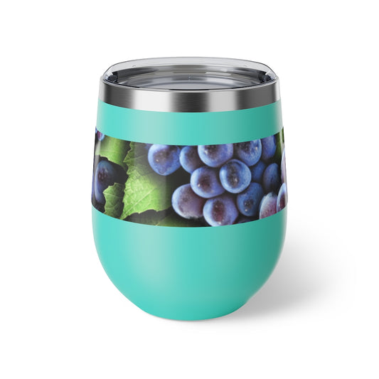 Grapes on the Vine Copper Vacuum Insulated Cup, 12oz