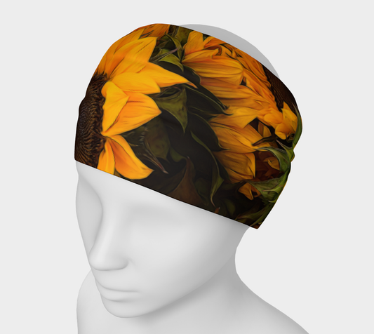 Sunflower Basket Headband