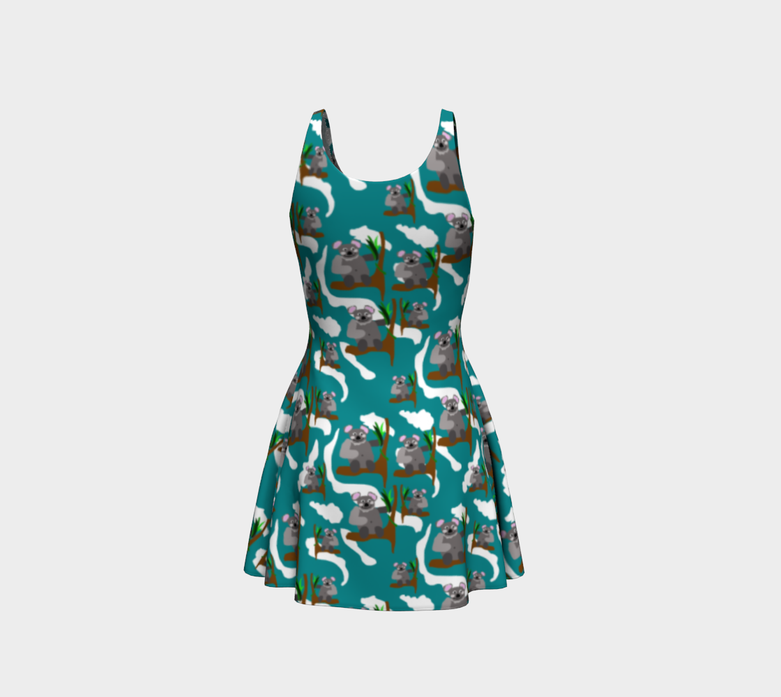 Koala Bears Flare Dress
