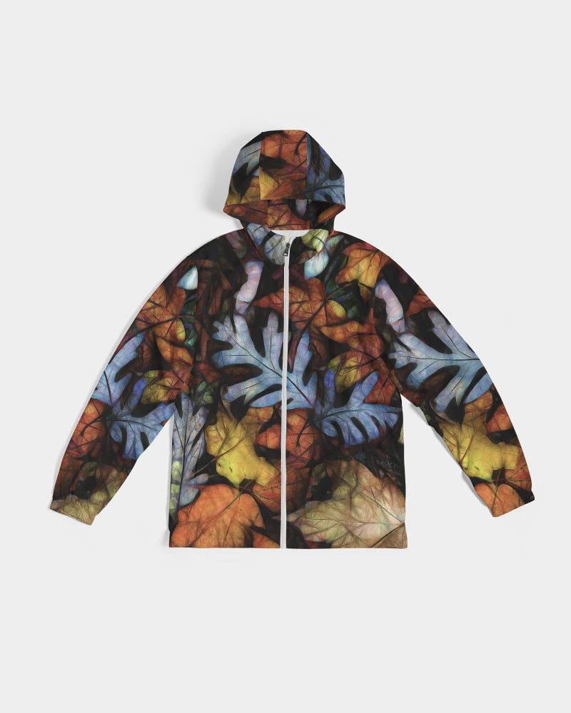 Mid October Leaves Men's Windbreaker