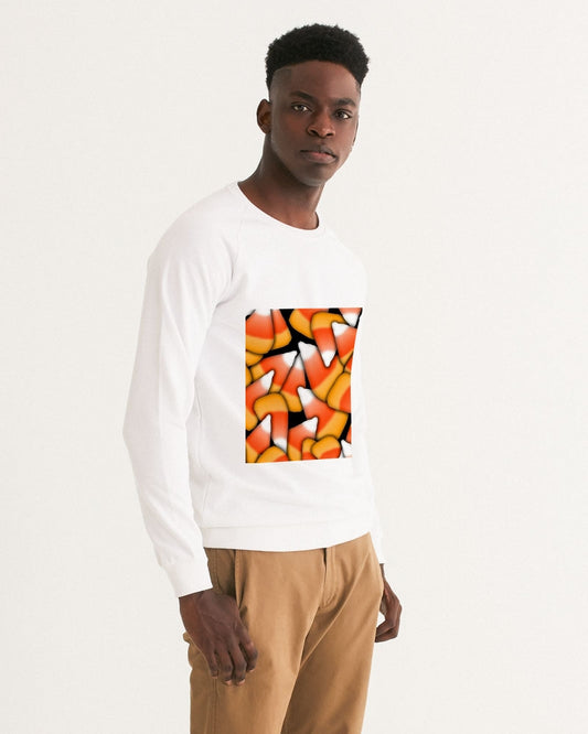 Candy Corn Pattern Men's Graphic Sweatshirt