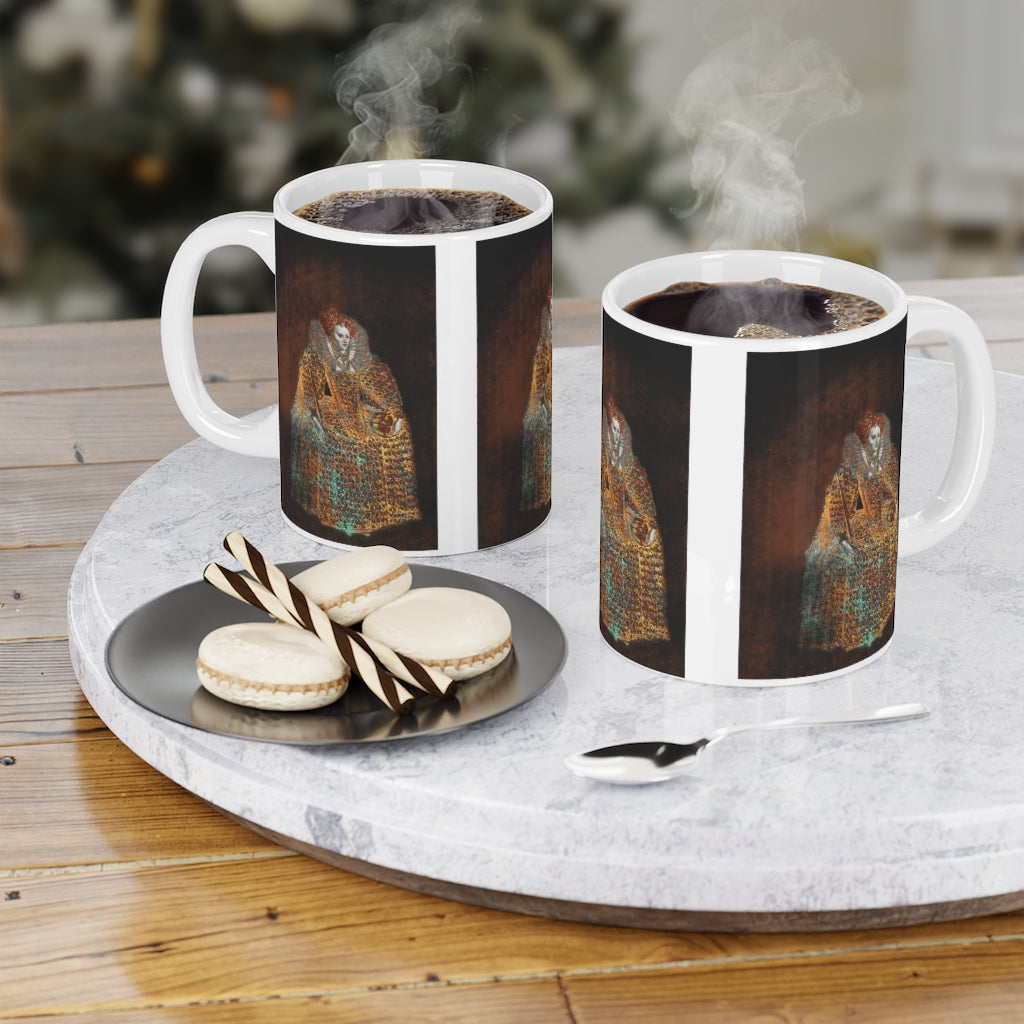 Elizabeth I In Gold Ceramic Mugs (11oz\15oz\20oz)