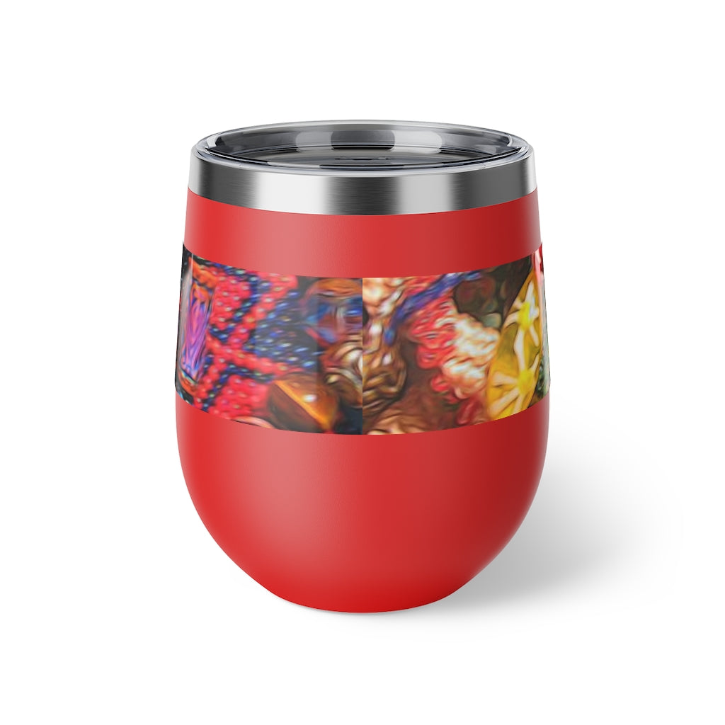 Beaded Jewelry Copper Vacuum Insulated Cup, 12oz