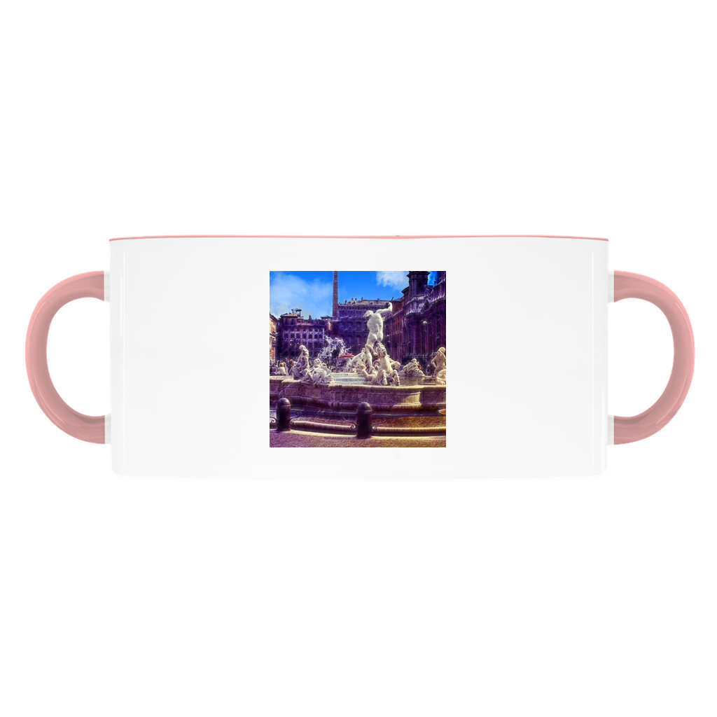 Fountain In Italy Accent Mugs