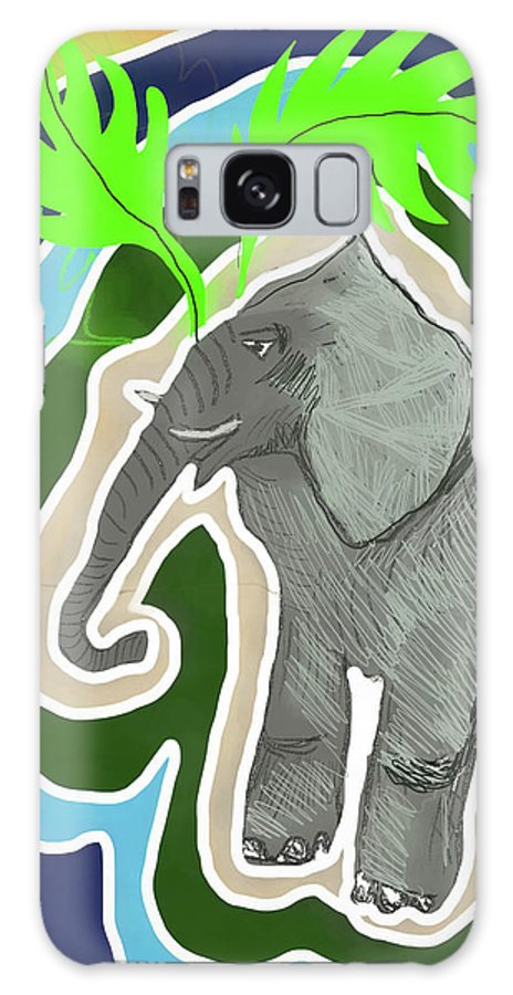 Elephant Sandy Blue - Phone Case