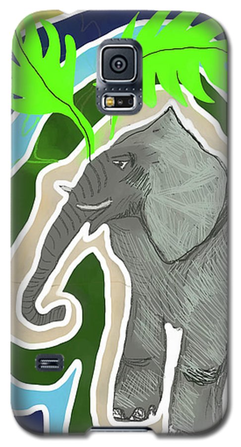 Elephant Sandy Blue - Phone Case