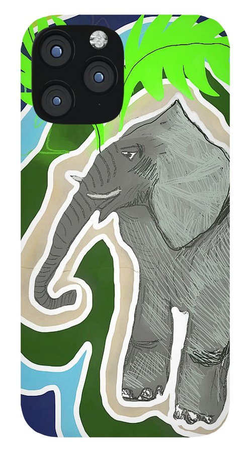 Elephant Sandy Blue - Phone Case