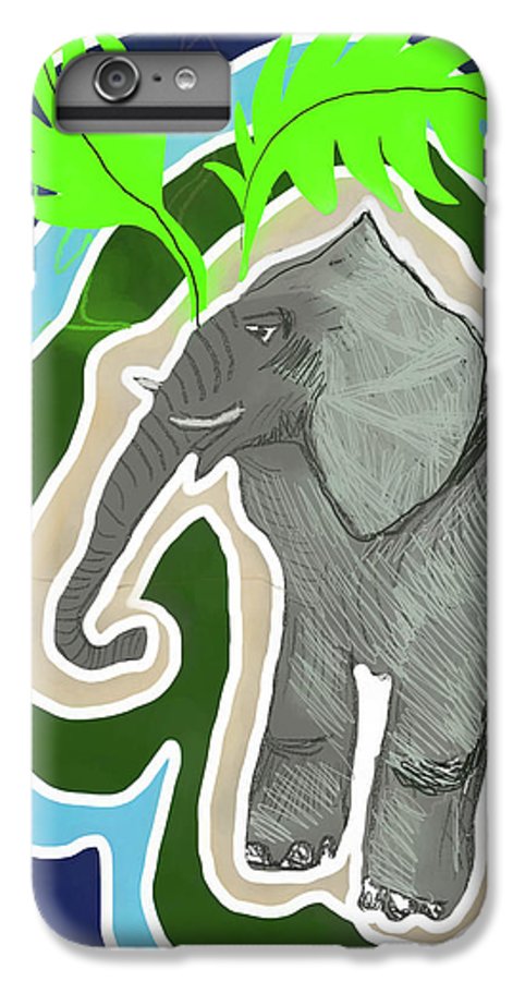 Elephant Sandy Blue - Phone Case
