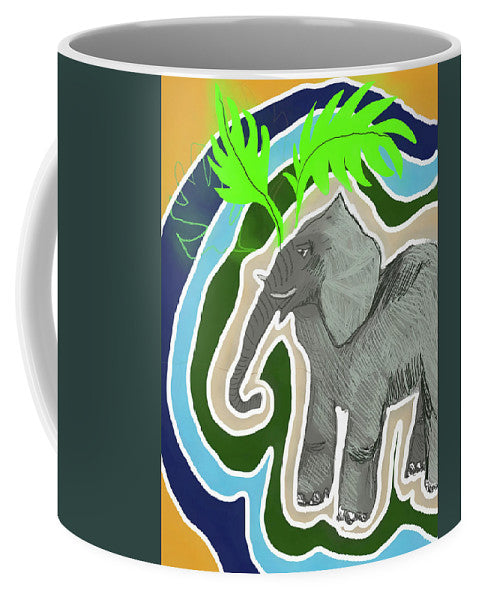 Elephant Sandy Blue - Mug