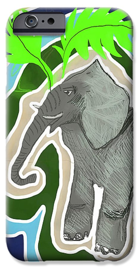 Elephant Sandy Blue - Phone Case