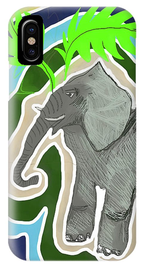 Elephant Sandy Blue - Phone Case