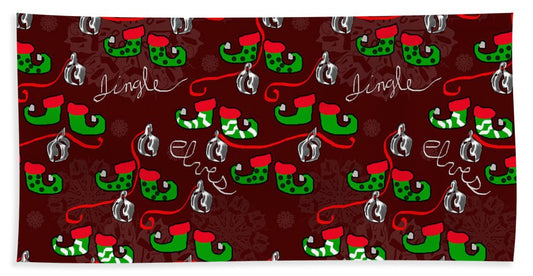 Elves Jingle - Bath Towel