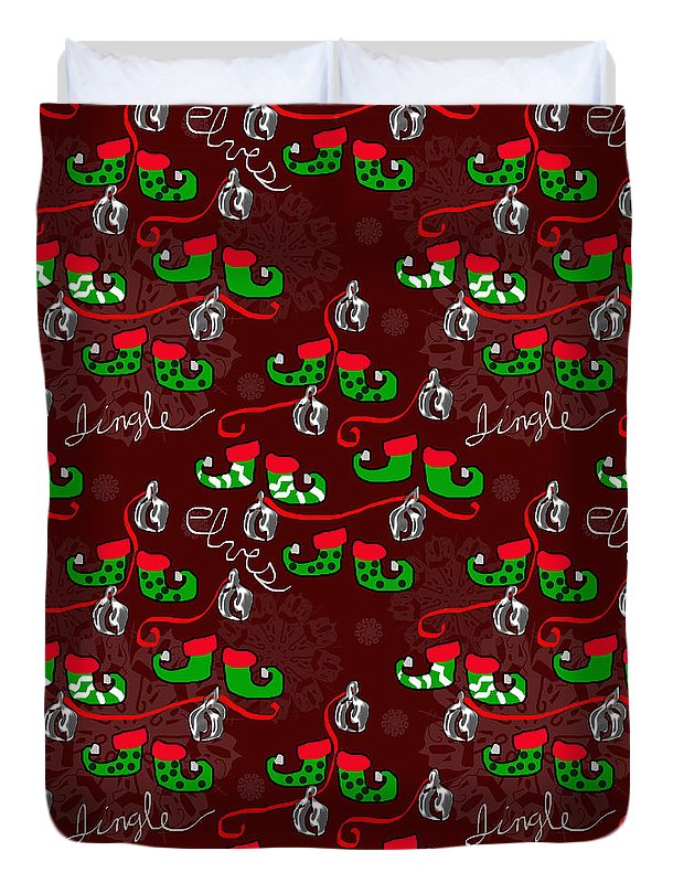 Elves Jingle - Duvet Cover