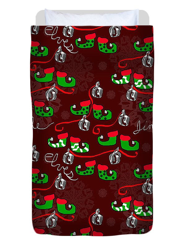 Elves Jingle - Duvet Cover