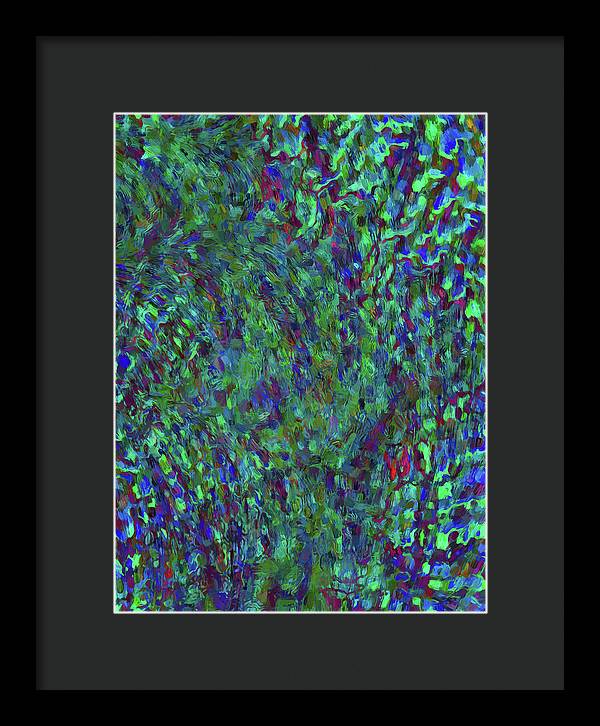 Essence Of A Peacock - Framed Print