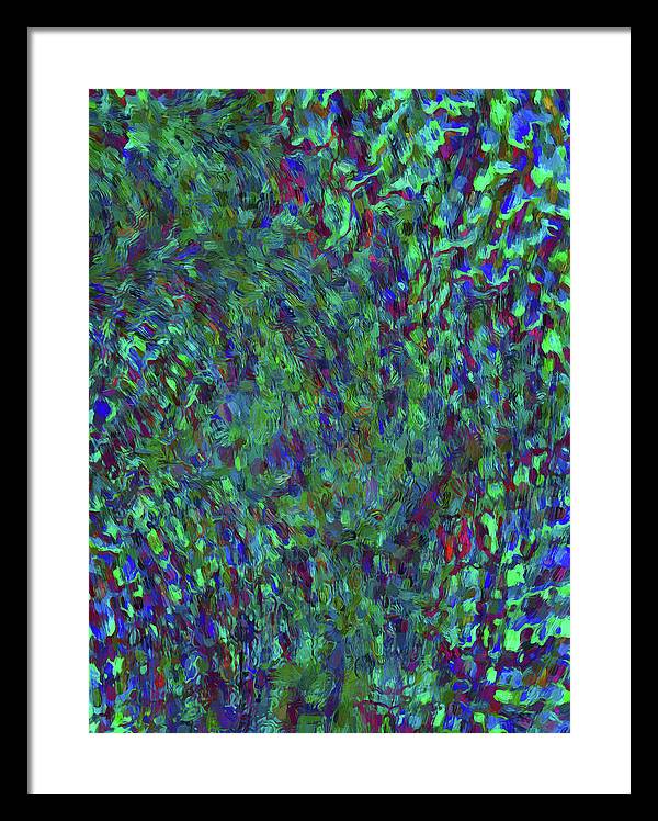 Essence Of A Peacock - Framed Print