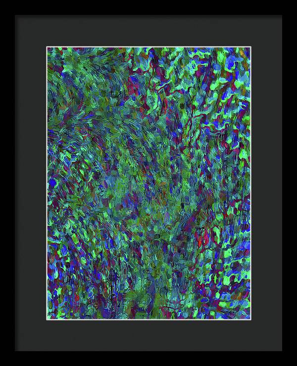 Essence Of A Peacock - Framed Print