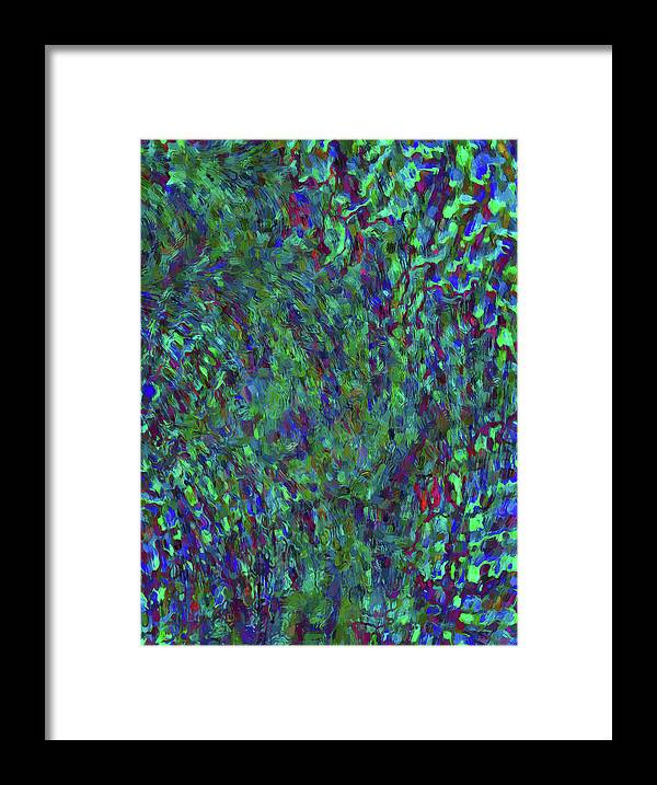 Essence Of A Peacock - Framed Print