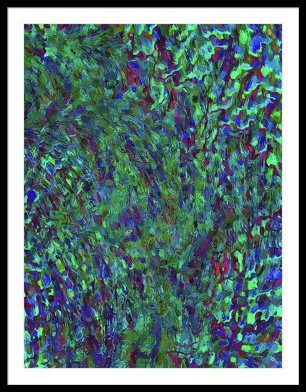 Essence Of A Peacock - Framed Print