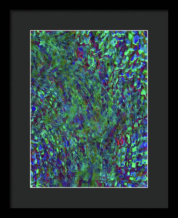 Essence Of A Peacock - Framed Print