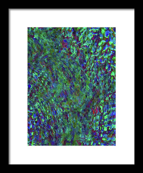 Essence Of A Peacock - Framed Print