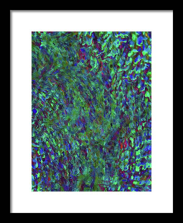 Essence Of A Peacock - Framed Print