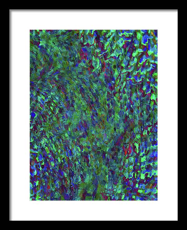 Essence Of A Peacock - Framed Print