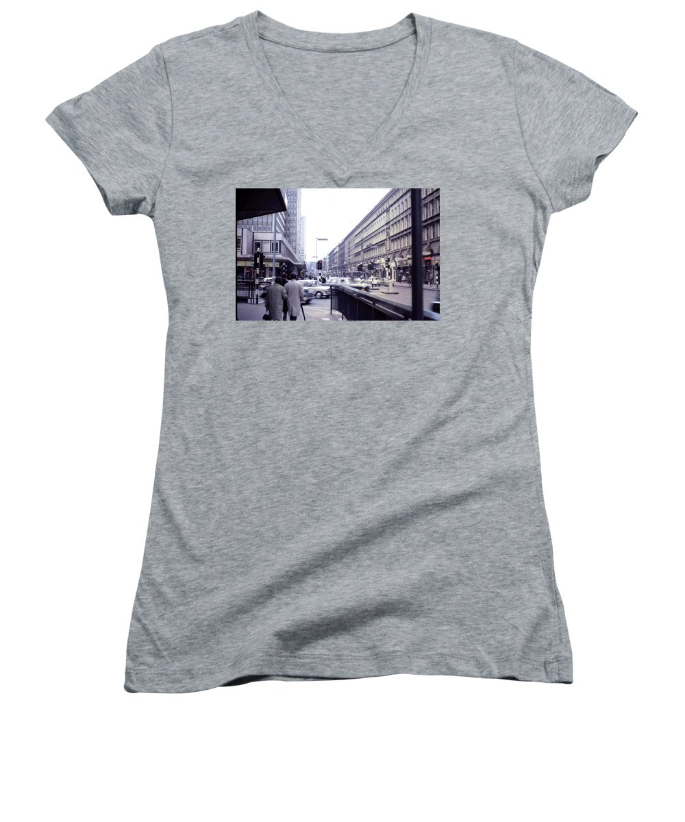 Europe Trip 1967 Number 5 - Women's V-Neck