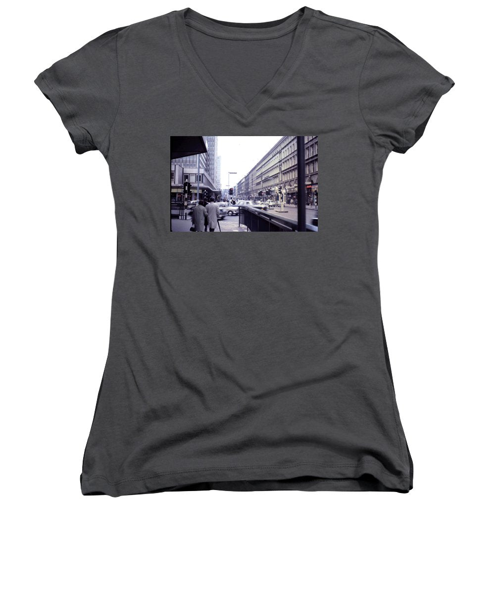 Europe Trip 1967 Number 5 - Women's V-Neck
