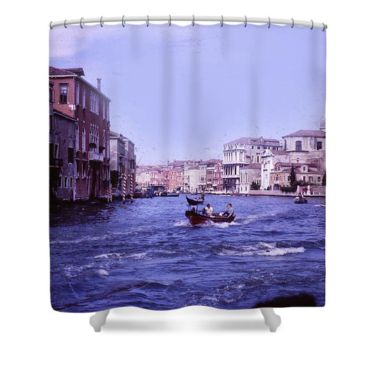 Europe Trip 1970 Number 18 - Shower Curtain