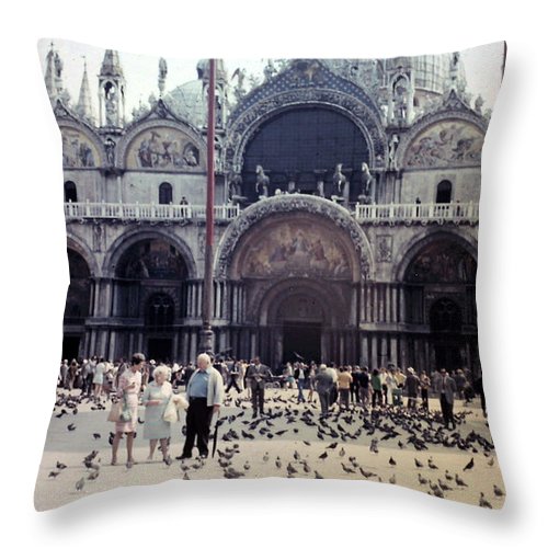 Europe Trip 1971 Number 11 - Throw Pillow
