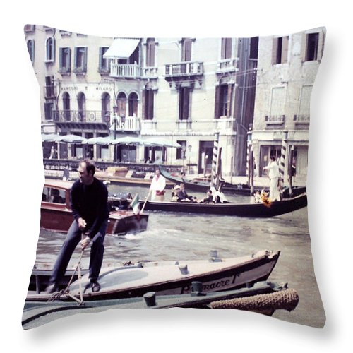 Europe Trip 1971 Number 12 - Throw Pillow