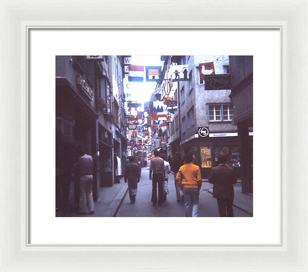 Europe Trip 1973 Number 10 - Framed Print