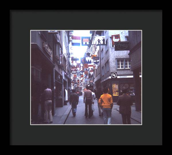 Europe Trip 1973 Number 10 - Framed Print