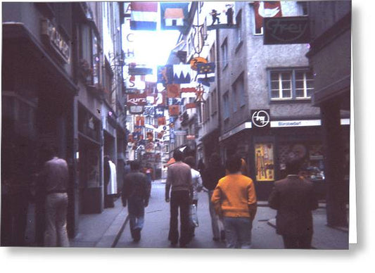 Europe Trip 1973 Number 10 - Greeting Card