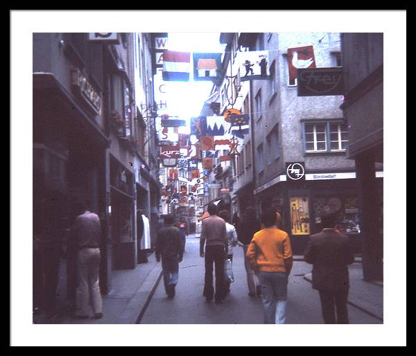 Europe Trip 1973 Number 10 - Framed Print