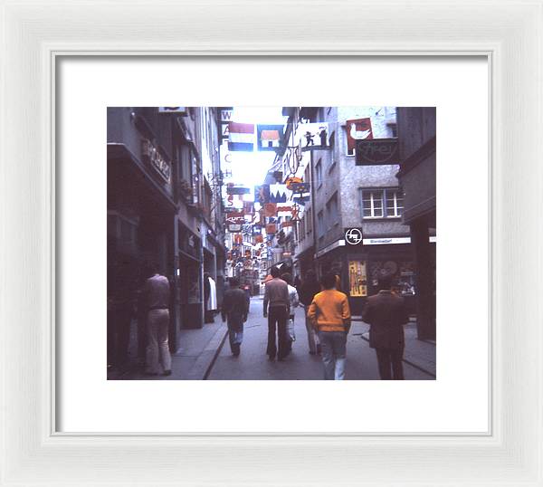 Europe Trip 1973 Number 10 - Framed Print