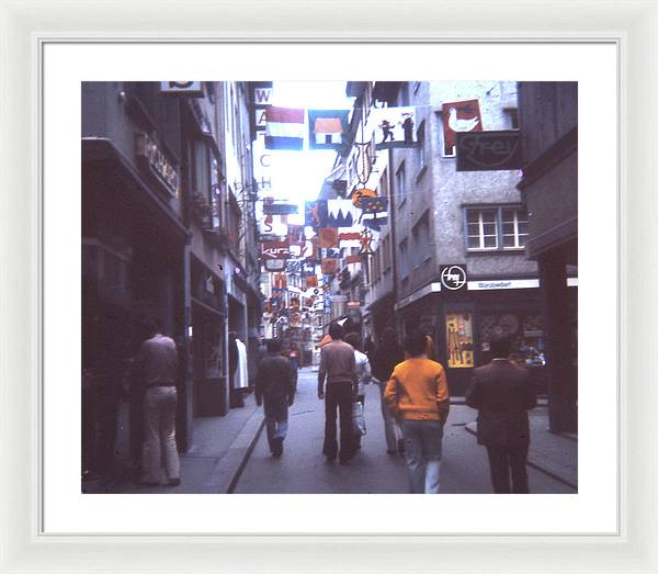 Europe Trip 1973 Number 10 - Framed Print