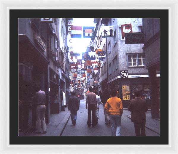 Europe Trip 1973 Number 10 - Framed Print